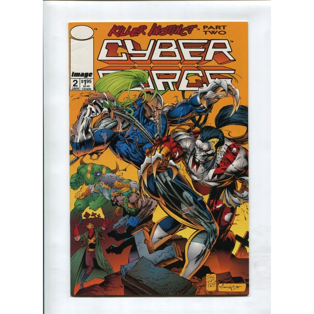 Cyberforce #2 Killer Instinct Part Two Image Comics 1994 Comic Book